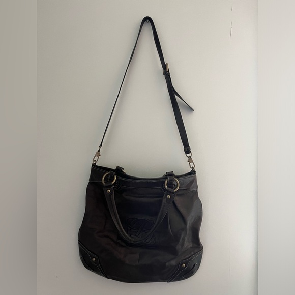 Louis Quatorze Leather Bag - chocolate brown color (Used) - Picture 6 of 6